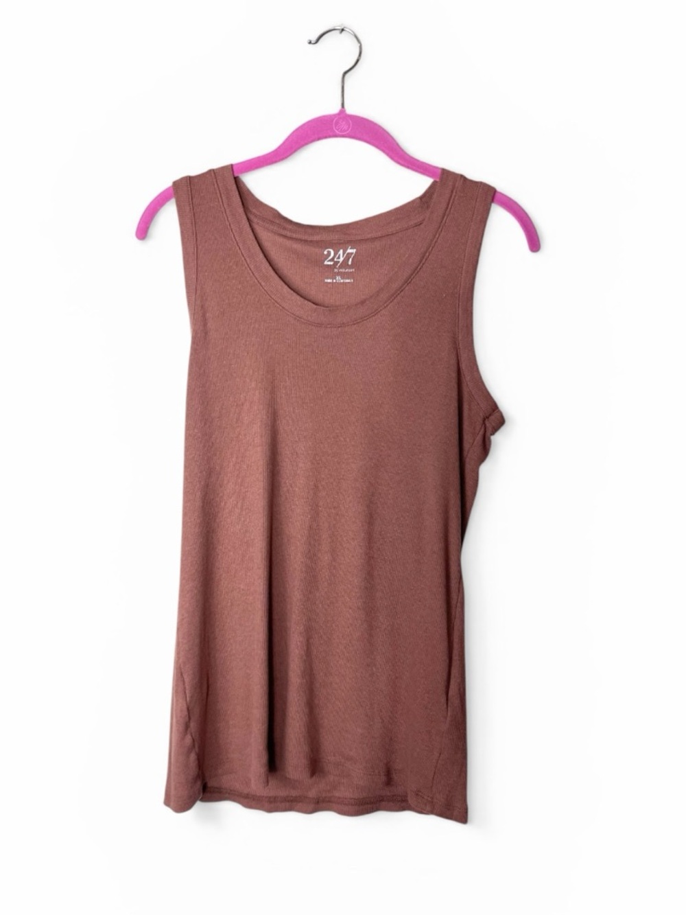 Maurices Women's Scoop Neck Tank in Mauve Brown Size XL